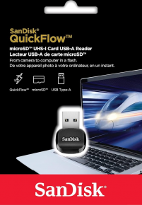 SanDisk skaitytuvas USB 3.0 MICROSD QuickFlow