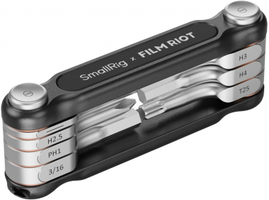 SmallRig 4374 x FILM RIOT 7-in-1 Folding Wrench Set with Multiple Angle Positioning Black