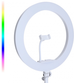 Rollei žiedinė lempa LUMIS Slim LED RGB (White)