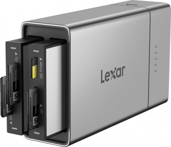 Lexar skaitytuvas Professional Workflow Go for 2 Module bay incl.5000mAh battery