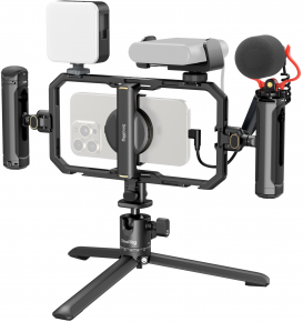 SmallRig 4704 All-in-One Video Kit for Smartphone Creators Qucik Pro Edition