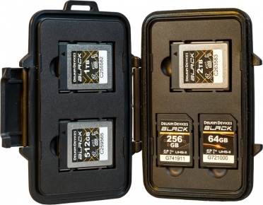 Delkin Weather Resistant Case for CFexpress Type B (Tote for 3xCFexpress Type B/2xSD & 2xmicroSD)