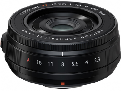 Fujifilm objektyvas Fujinon XF 23mm 2.8 R WR (Juodas)