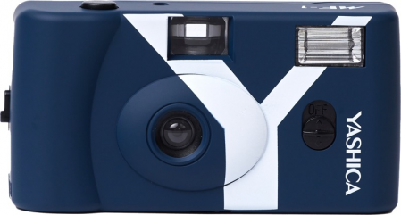 YASHICA MF-1 daugkartinis fotoaparatas Snapshot Art Camera (Prussian Blue)