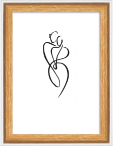 WALTHER rėmelis Silhouette 10x15 natur. (NW015H)