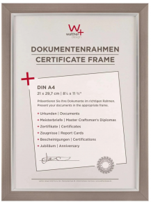 WALTHER rėmelis Beyond 21x29,7steel (JI130D)