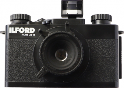 Ilford daugkartinis juostinis fotoaparatas Pixie 35-II Black
