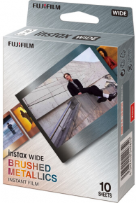 Fujifilm Instax WIDE BRUSHED METAL 10vnt
