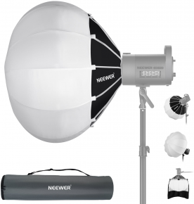 NEEWER NS65L, 65cm quick release lantern sofbox with fabric barn doors