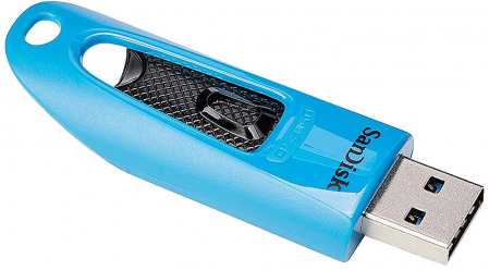 SanDisk atm. raktas USB3.0 32GB Drive Ultra (blue)