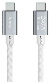 HAMA laidas USB-C 240W usb3.2 Gen2 10Gbit/s 1.5m