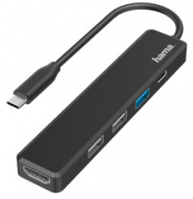 HAMA MULTIPORT USB-C-5, 3xUSB-A USB-C, HDMI