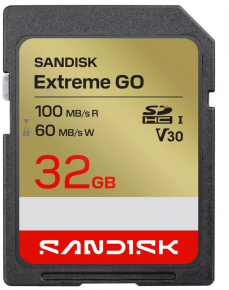 SanDisk atm. korta SD 32GB SDXC Extreme Go 100MB/s V30