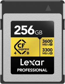 Lexar atm.korta CFexpress 4.0 Pro Gold 256GB R3600/W3300 Type B