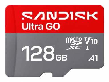 SanDisk atm. korta micro SD 128GB SDXC Ultra Go 190MB/s V10
