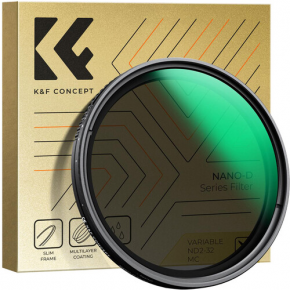 K&F Concept 55MM D Series Variable/Fader ND Filter, ND2~ND32