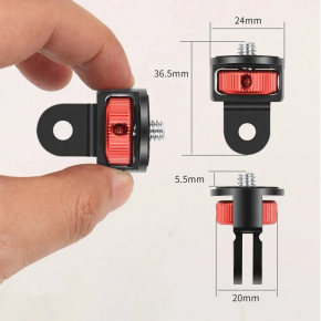 Hotshoe Mount Adapteris Veiksmo kameroms