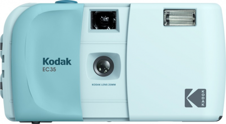 Kodak daugkartinis fotoaparatas EC35 Film Camera Powder Blue + Kodak Ultra Max 24