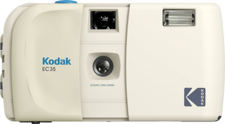 Kodak daugkartinis fotoaparatas EC35 Film Camera Vanilla White + Kodak Ultra Max 24