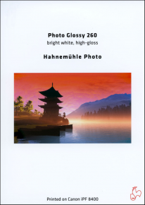 Hahnemühle popierius Glossy 260, A4/25