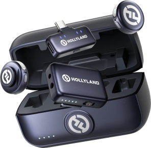 Hollyland Lark M3 Combo 2TX&2RX with USB-C and Camera RX and 2 x Wireless Microphone