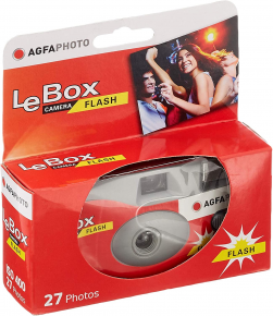 Agfa vienkartinis fotoaparatas LeBox 400 27 flash