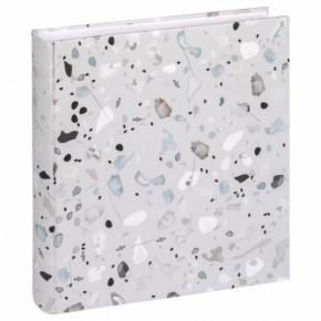 WALTHER alb.FA-298-3 Terazzo stone grey 30x30/60 psl, balti lapai