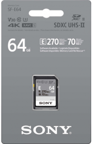 Sony 64GB SF-E Series UHS-II SDXC