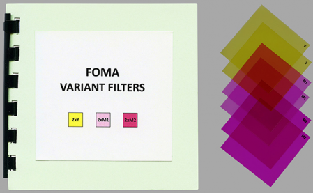 FOMA korekcinių filtrų rinkinys Variant 8,9x8,9 cm