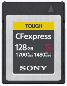 Sony atm. korta 128GB 1700MB/S - CFexpress Type B