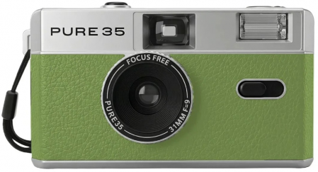 Kodak Pure 35 daugkartinis juostinis fotoaparatas Green Leather