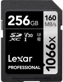 Lexar atm.korta 256GB Professional 1066x UHS-I SDXC U3 R160/W120