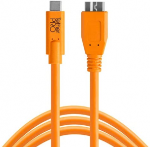 Tether Tools kabelis TetherPro USB-C to 3.0 Micro-B (4.6m) - Orange ( CUC3315-ORG)