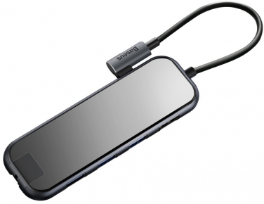 Baseus USB HUB USB-C, 3xUSB3.0, HDMI, RJ45