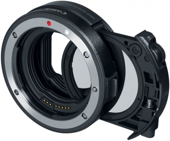Canon Mount adapter EF-EOS-R with C-PL filter