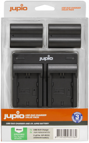 Jupio Kit: 2x Battery  NP-W235 + USB Duo Charger