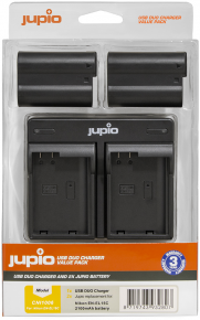 Jupio Kit: 2x Battery  EN-EL15c + USB Duo Charger