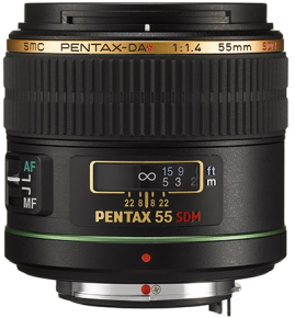 Pentax  55mm f/1.4 SDM