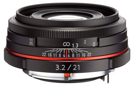 Pentax HD 21mm f/3.2AL Limited Juodas