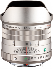 Pentax HD FA 31mm f/1.8 Limited (sidabrinis)