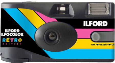 Ilford vienkartinis fotoaparatas Ilfocolor Rapid Retro Edition 400/27