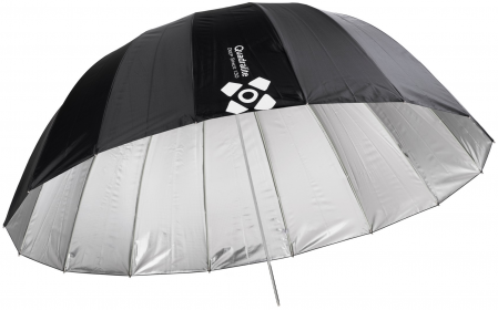 Quadralite skėtis Deep Space 130 sidabrinis