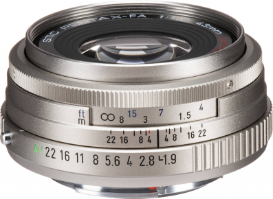 Pentax  FA 43mm f/1.9 Limited (sidabrinis)