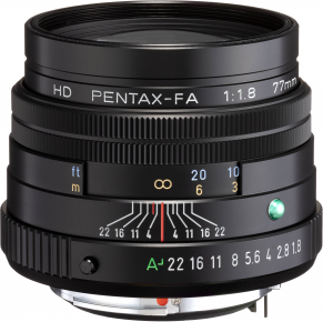 Pentax objektyvas HD FA 77mm f/1.8 Limited (juodas)