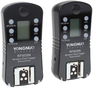 YongNuo blykstės paleidėjas RF-605N (Nikon) komplektas