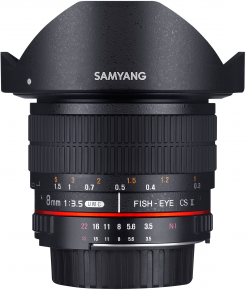 Samyang objektyvas 8mm f/3.5 UMC Fish-Eye CS II (Sony A)
