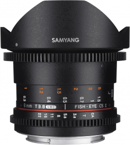 Samyang objektyvas VDSLR 8mm T3.8 UMC CS II Fish-eye (Sony E)