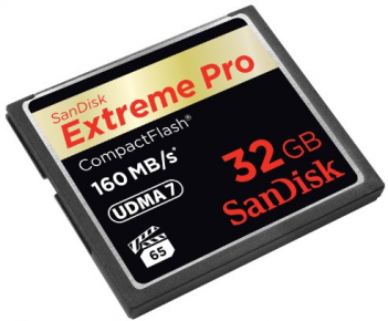 SanDisk atm.korta CF 32GB Extreme Pro 160MB/s