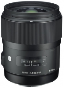 Sigma objektyvas 35mm f/1.4 AF DG HSM | Art (Nikon F(Fx))