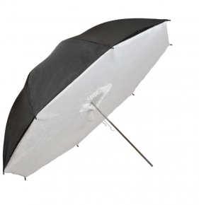 Powerlux skėtis-šviesdėžė juoda balta 100cm